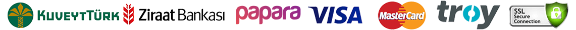 Visa,Master-card, Troy, 3D-Secured