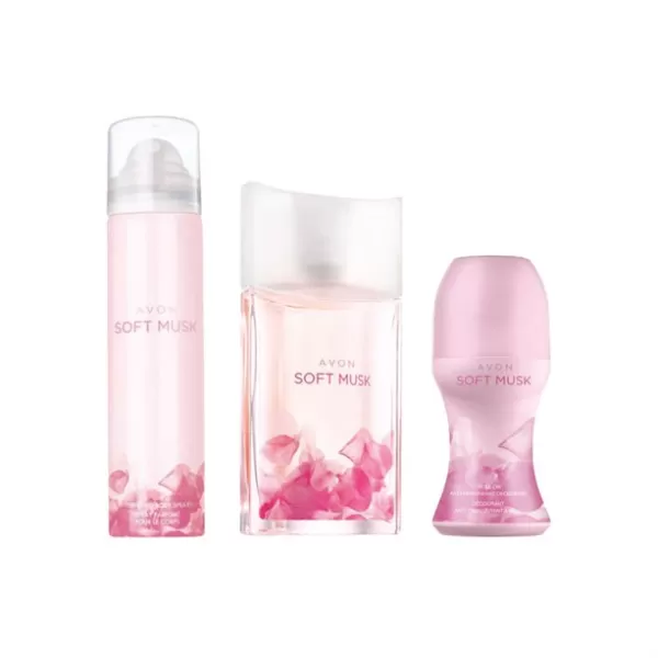 مجموعة هدايا عطر Soft Musk النسائي 50 مل
